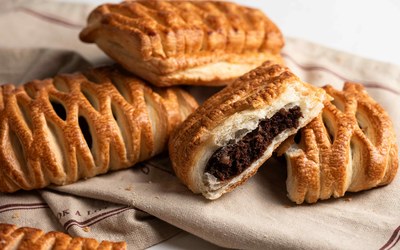 Слойка шоколадно-горіхова сіточка