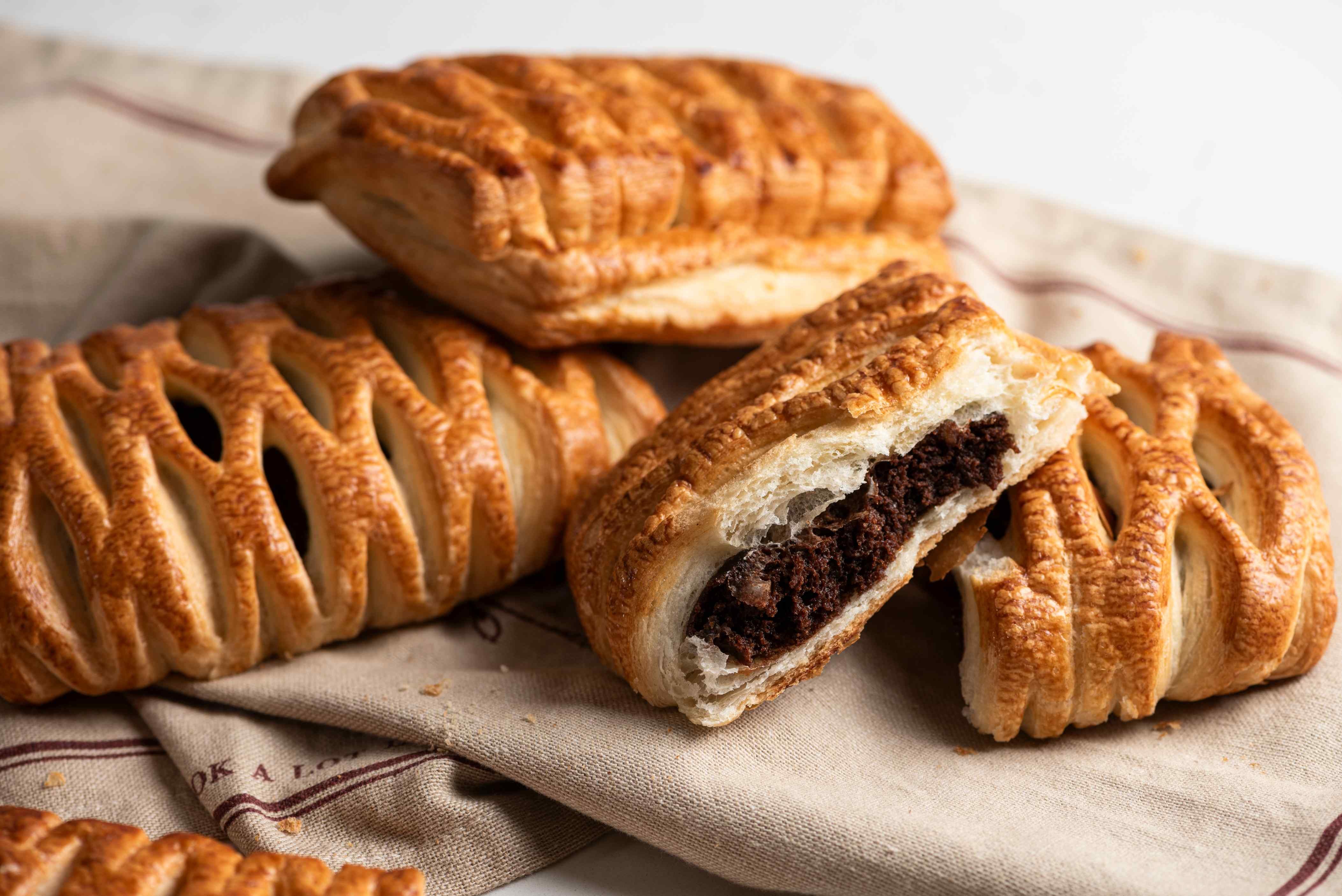 Слойка шоколадно-горіхова сіточка