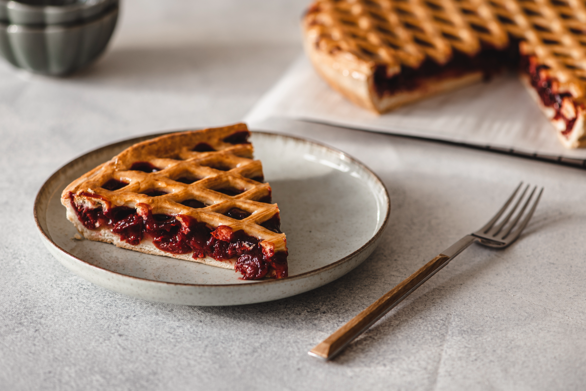 Флай Лімбургський з вишнями