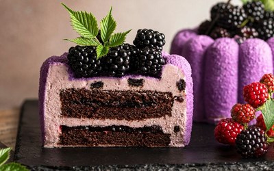 Бенто-торт Дика ожина