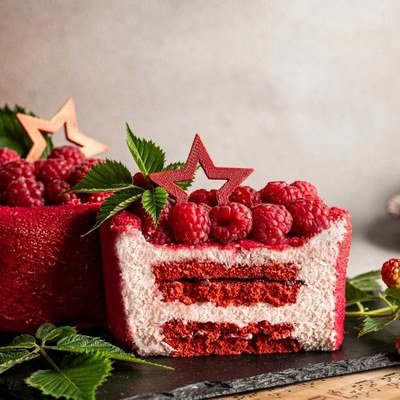 Бенто-торт Оксамитове серце