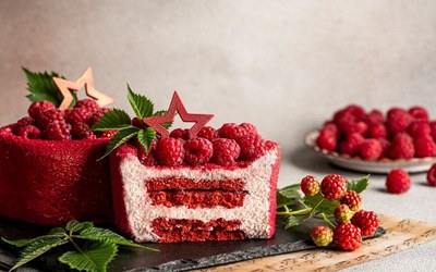 Бенто-торт Оксамитове серце