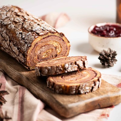 Еклер-рол Шоколадний з вишнею