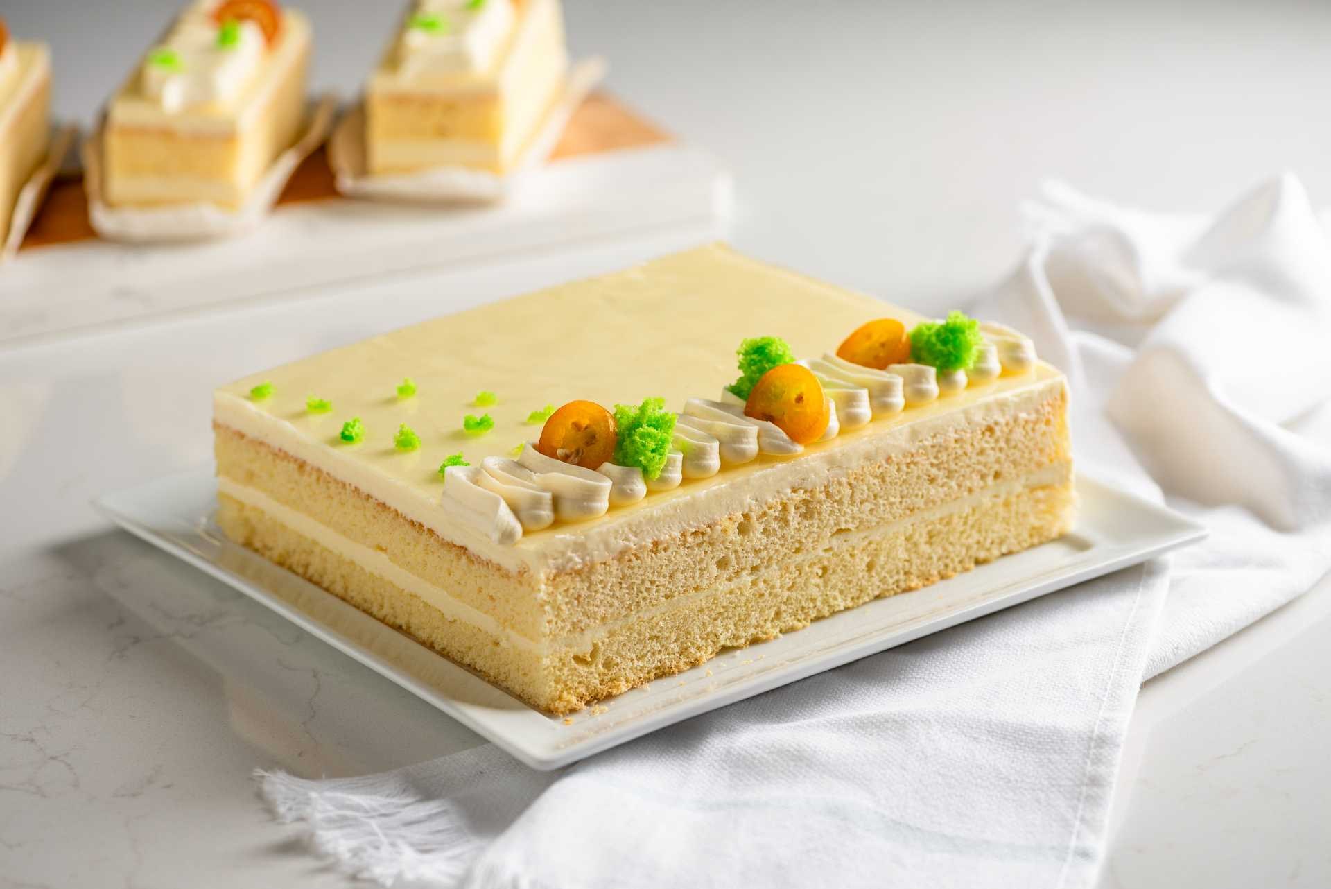 Торт Дипломат лимон